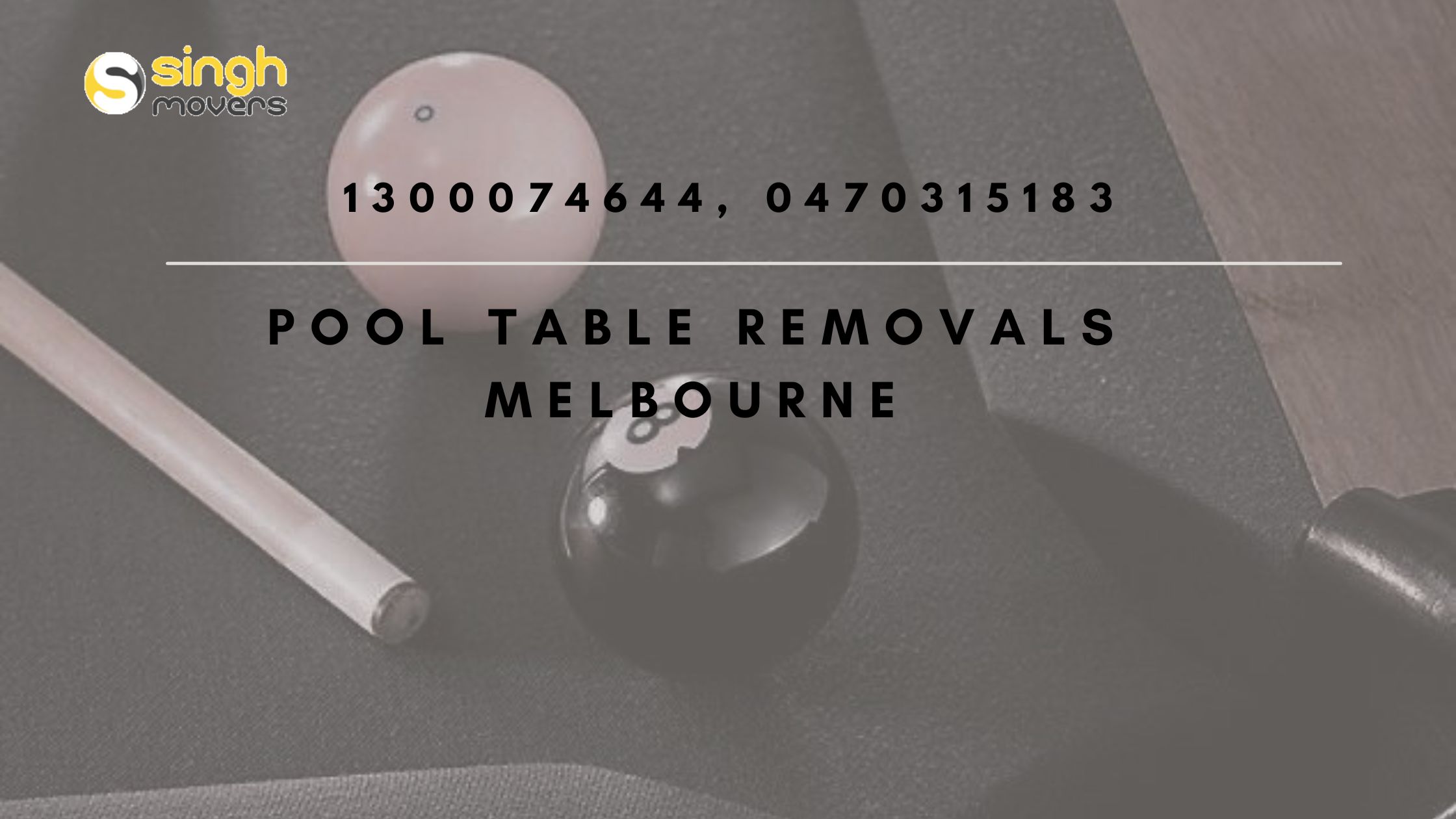 pool table removals sydney